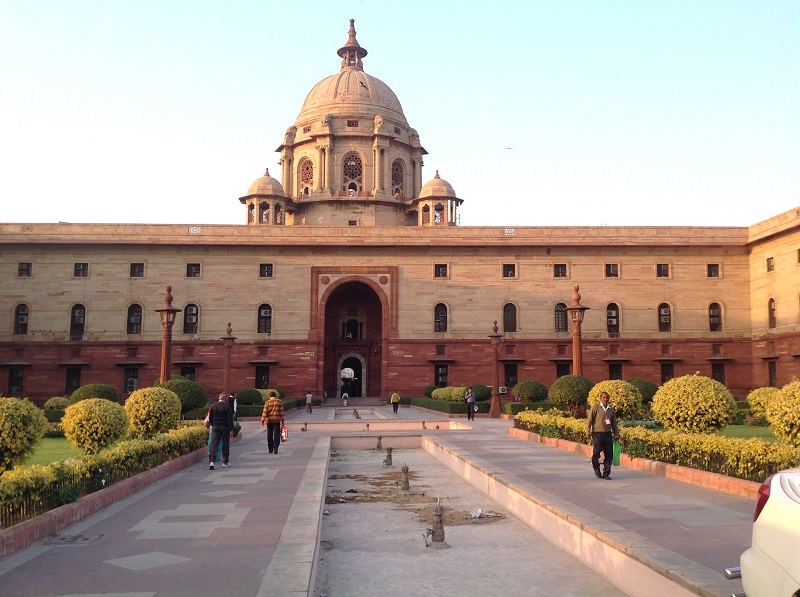 Zugang zum Humayn's Tomb. 
